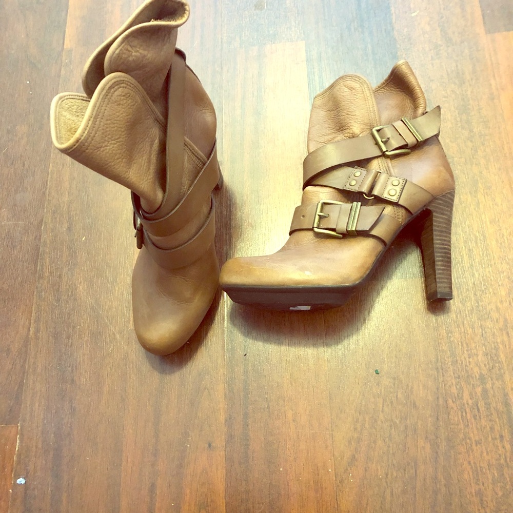 DKNY all leather ankle boots 6.5/7